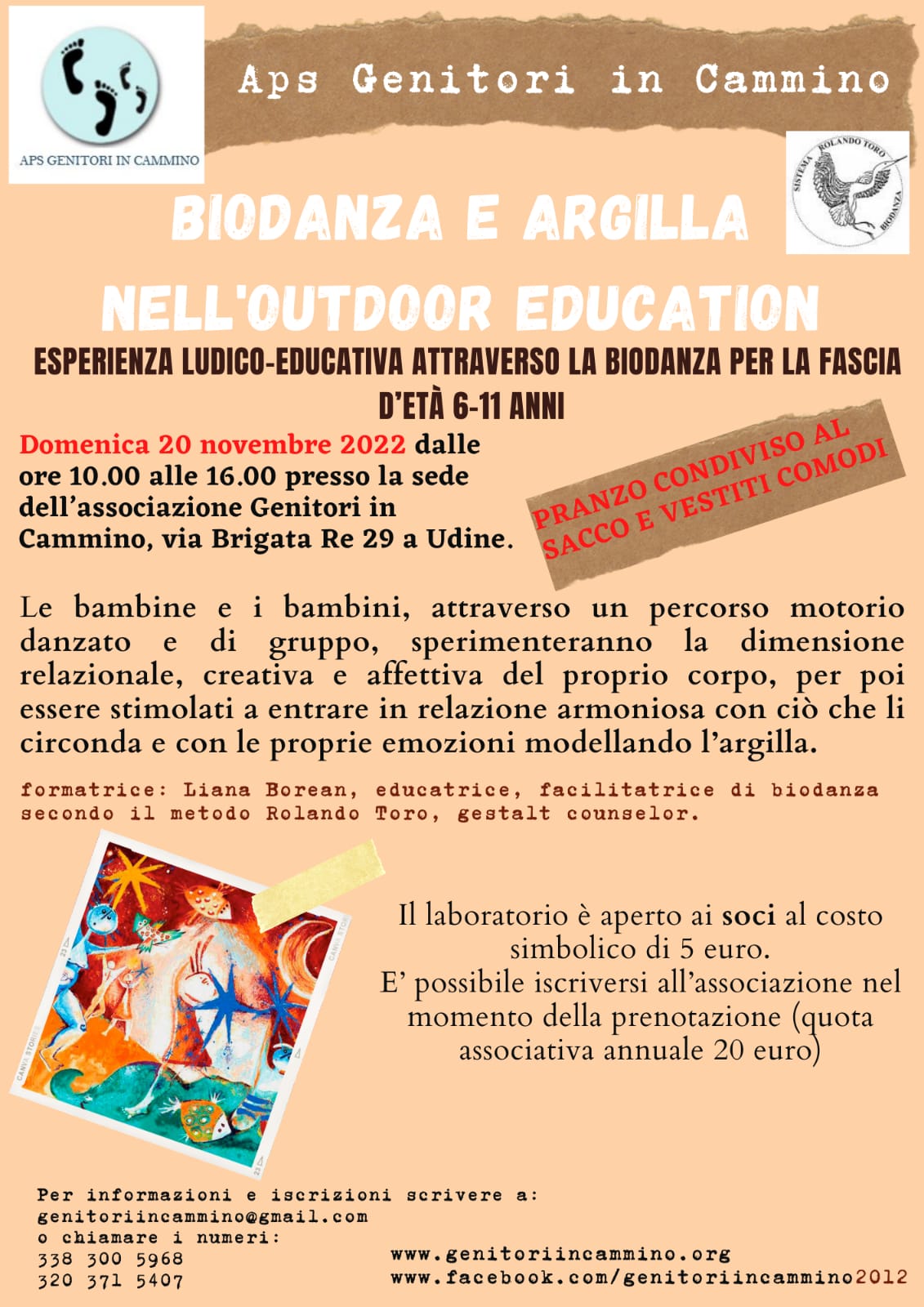 BIODANZA E ARGILLA NELL’OUTDOOR EDUCATION – ADULTI